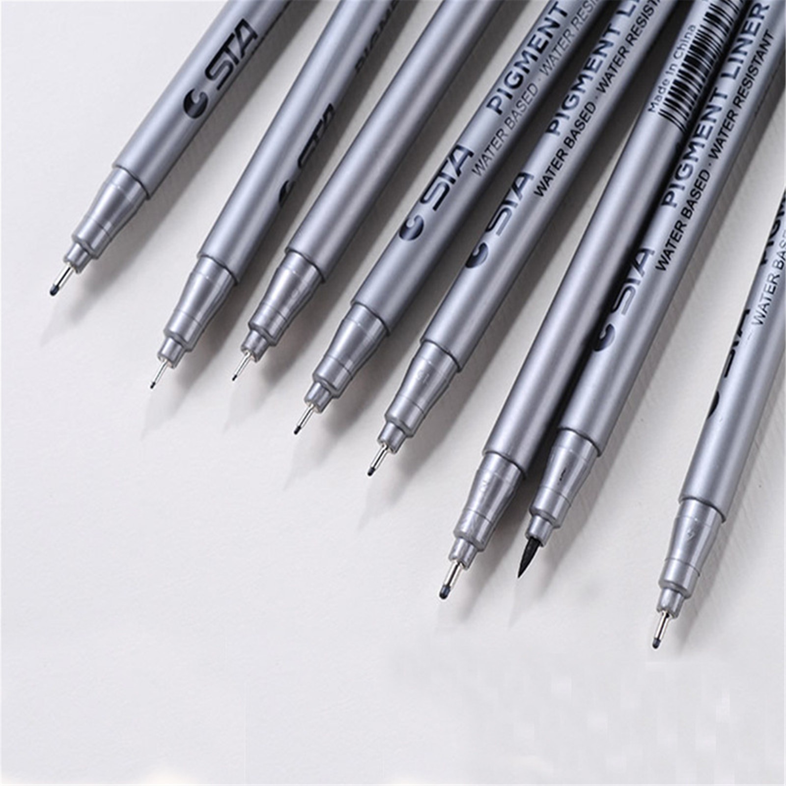 Pens Colorful Bulk Dyvicl Pens Ink Manga Anime Fine Artist Illustration for Drawing Tip 2.5ml Writing Office Stationery Archival Pen .5, Size: One
